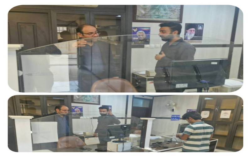 روند خدمت رسانی در ثبت احوال سعدآباد با حضور مدیرکل مورد ارزیابی قرار گرفت