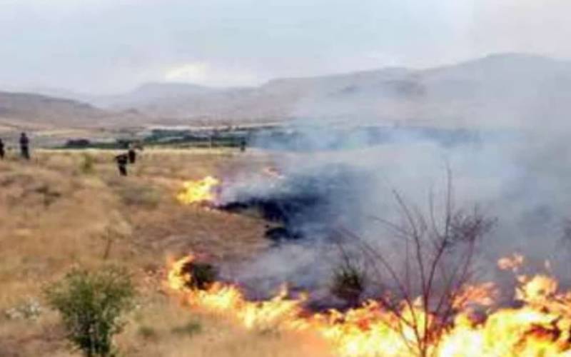 آتش‌سوزی مراتع سعدآباد مهار شد