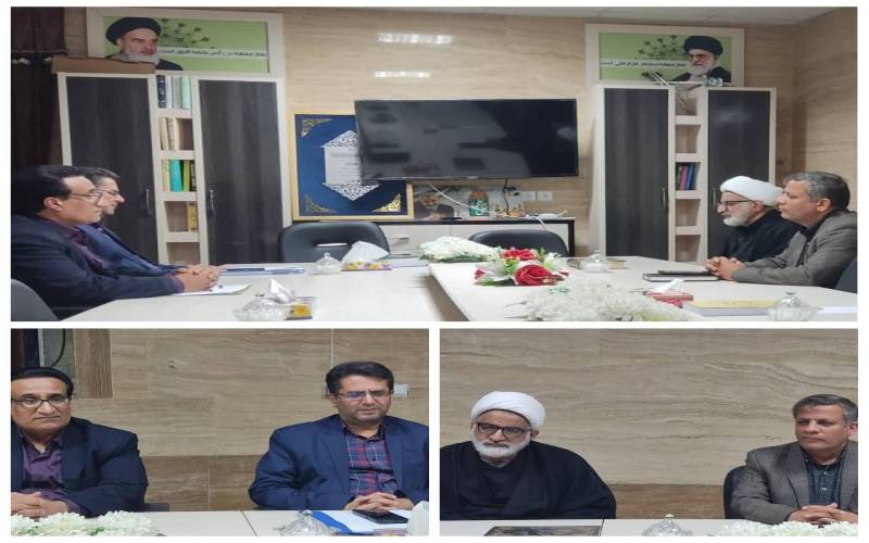 دیدار و گفتگوی مدیر کل کمیته امداد استان با امام جمعه شهرستان کنگان